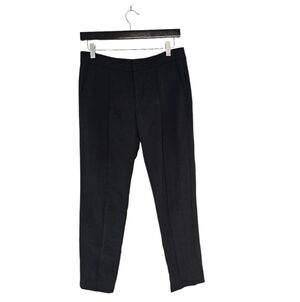 VINCE Straight Leg High Rise‎ Career Work Pant Black 2 Preowned